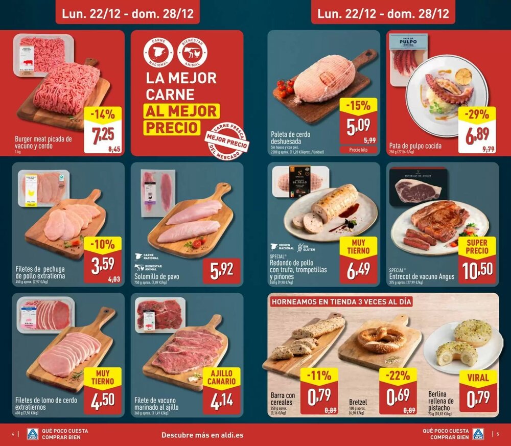 Folleto promocional de ALDI válido desde el 22/12/2025 - Página 3.
