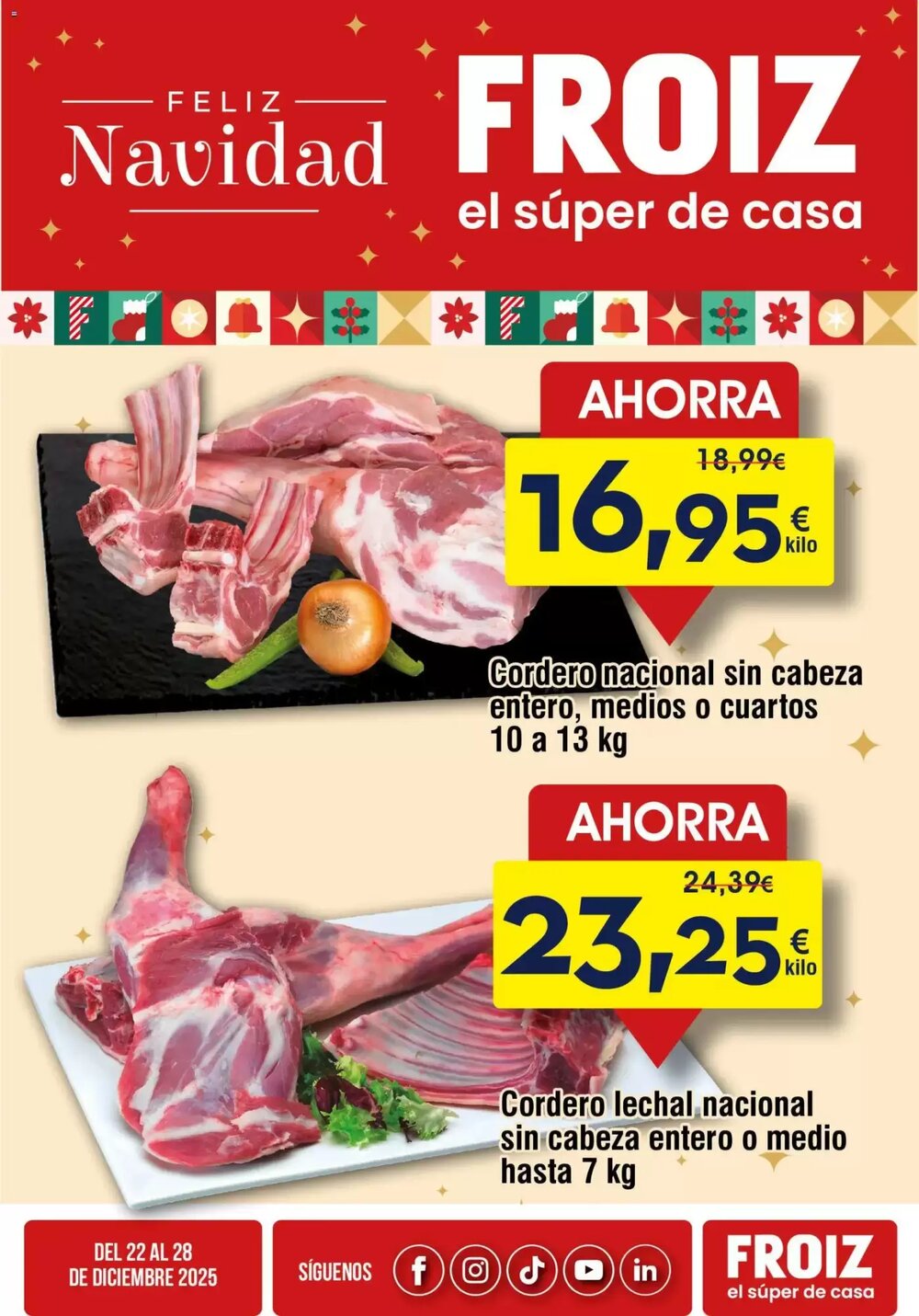 Folleto promocional de FROIZ válido desde el 22/12/2025 - Página 3.