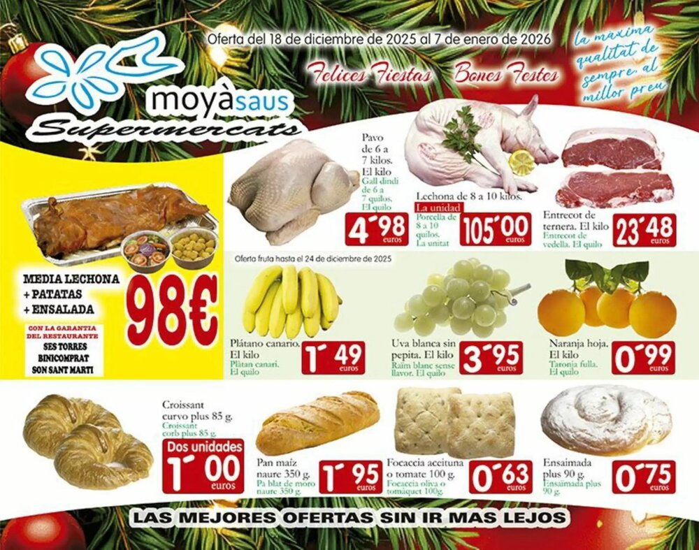 Folleto promocional de Supermercados Bip Bip válido desde el 22/12/2025 - Página 1.