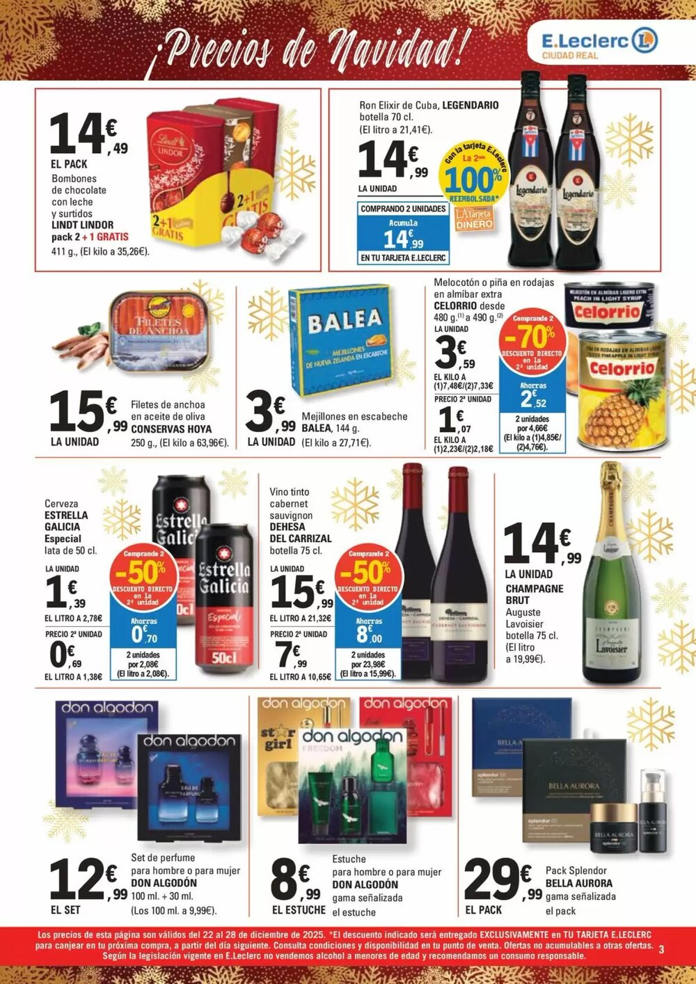 Folleto promocional de E.Leclerc válido desde el 22/12/2025 - Página 3.