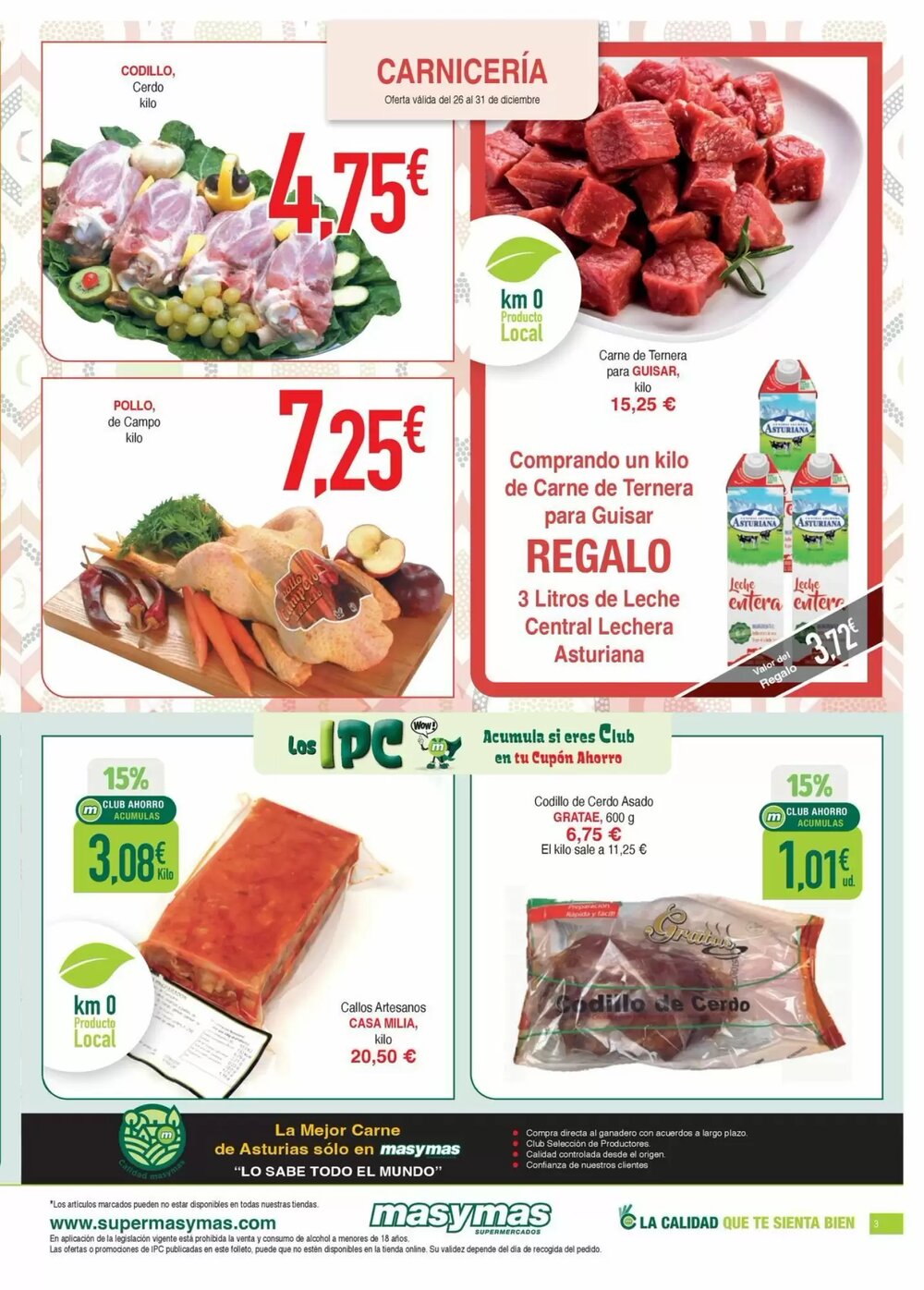 Folleto promocional de Masymas válido desde el 26/12/2025 - Página 3.