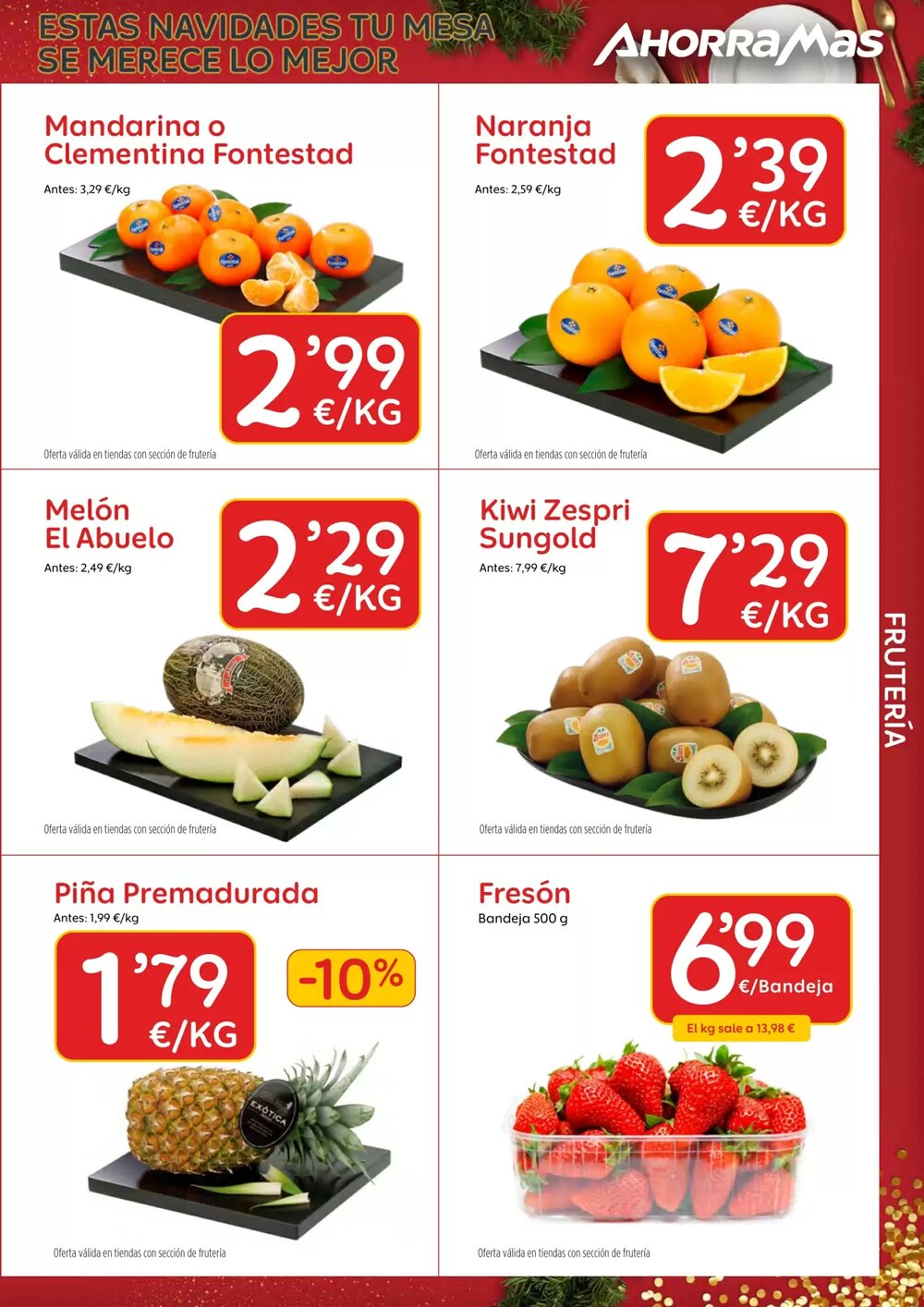 Folleto promocional de AhorraMas válido desde el 26/12/2025 - Página 3.