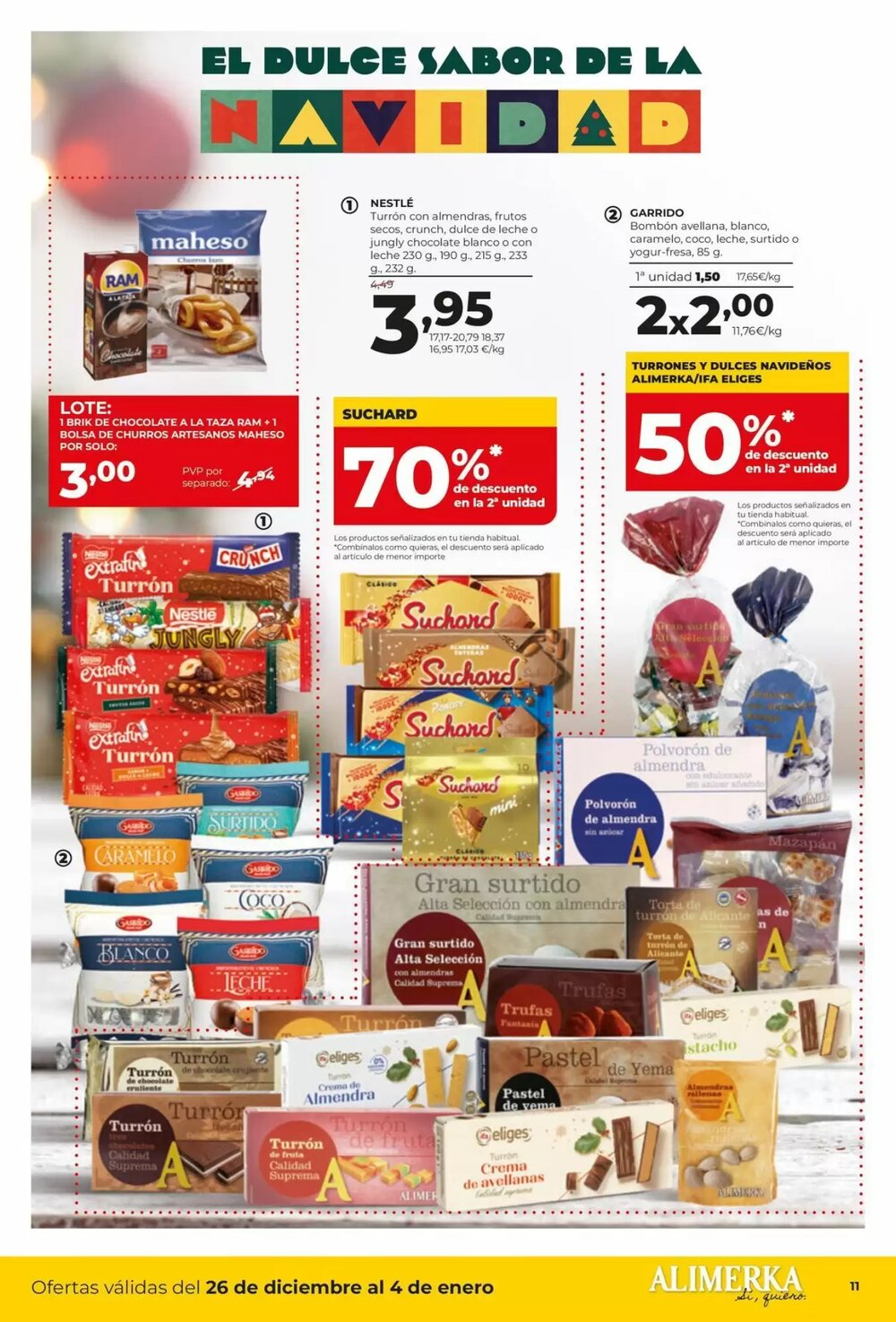 Folleto promocional de Alimerka válido desde el 26/12/2025 - Página 11.