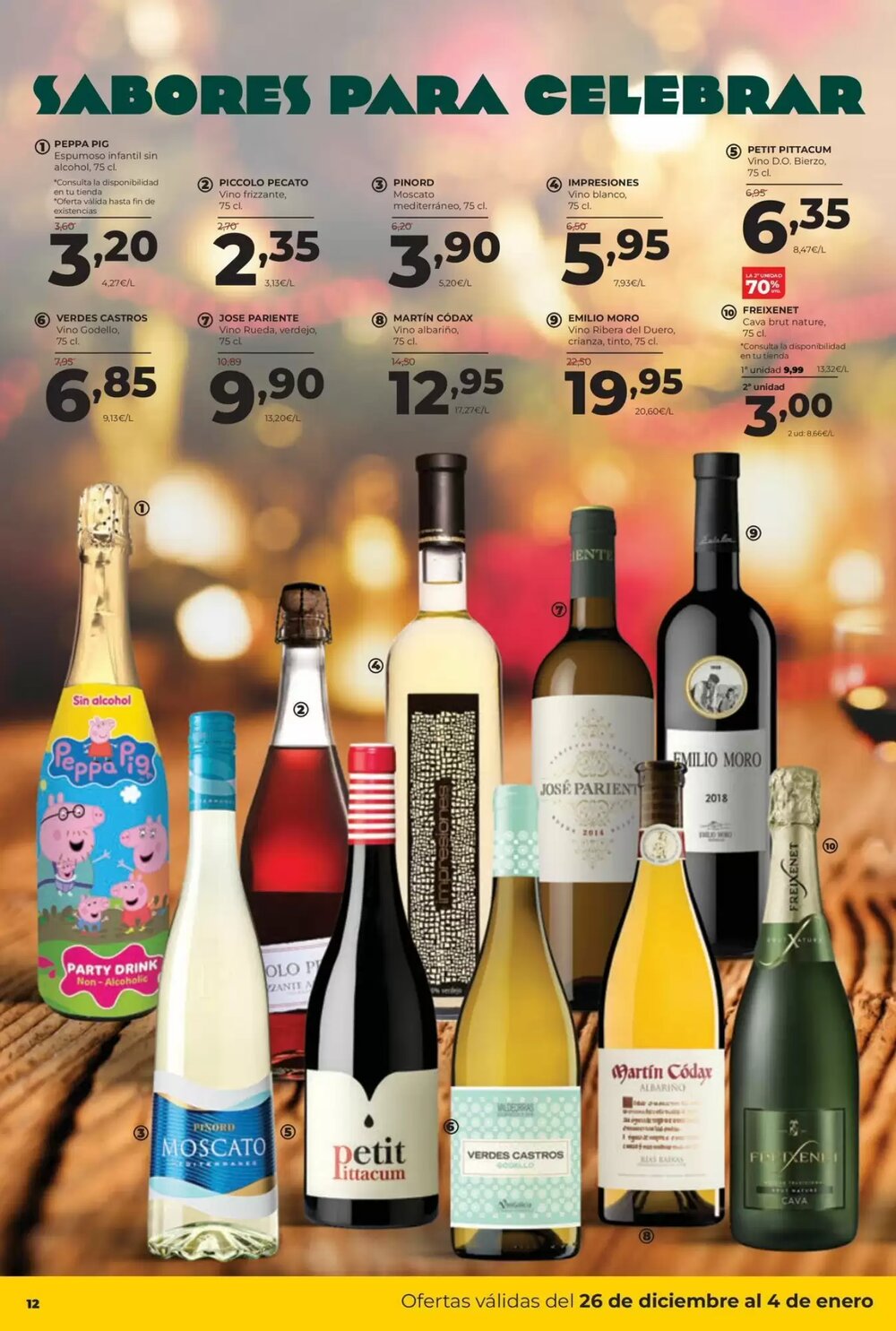 Folleto promocional de Alimerka válido desde el 26/12/2025 - Página 12.