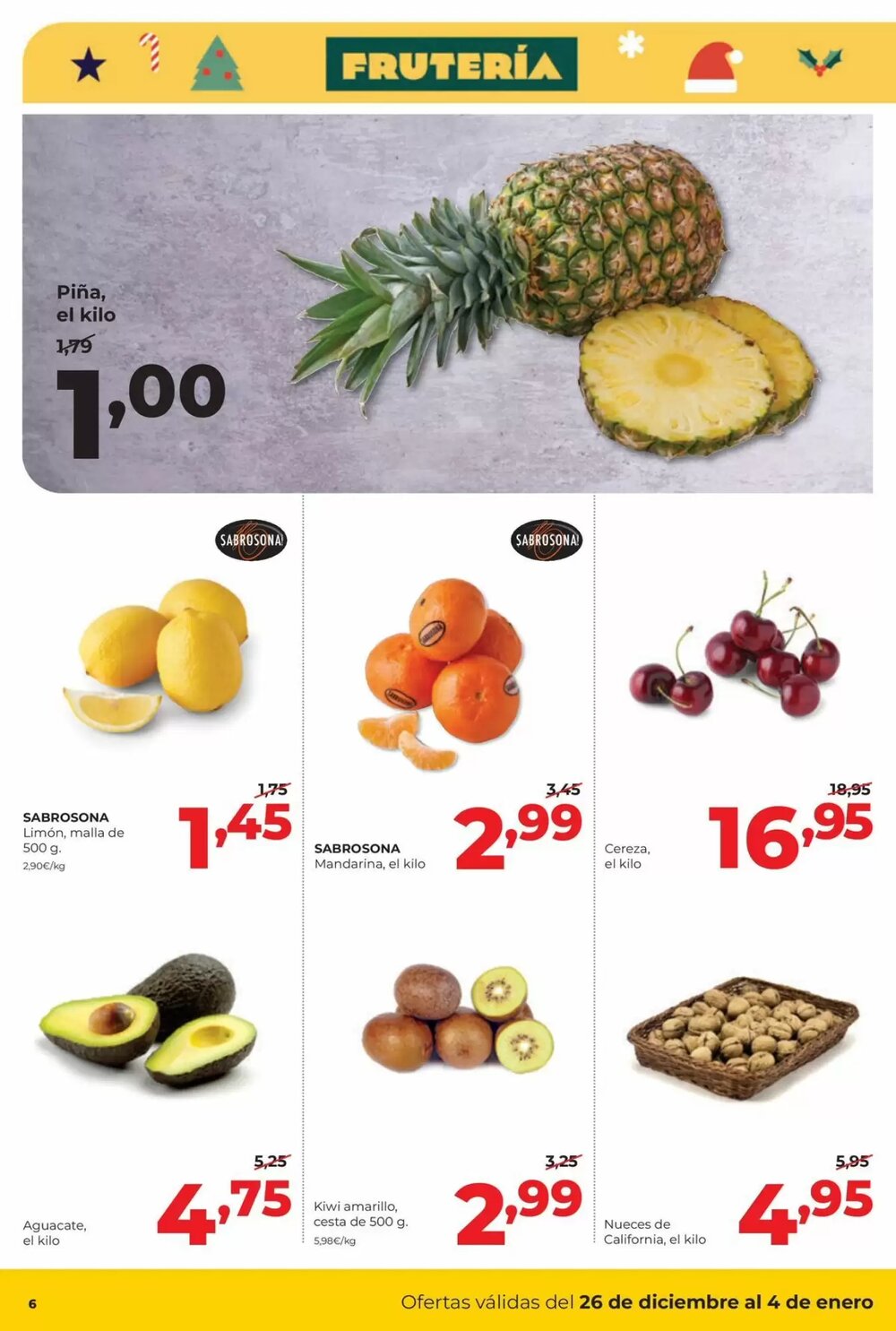 Folleto promocional de Alimerka válido desde el 26/12/2025 - Página 6.