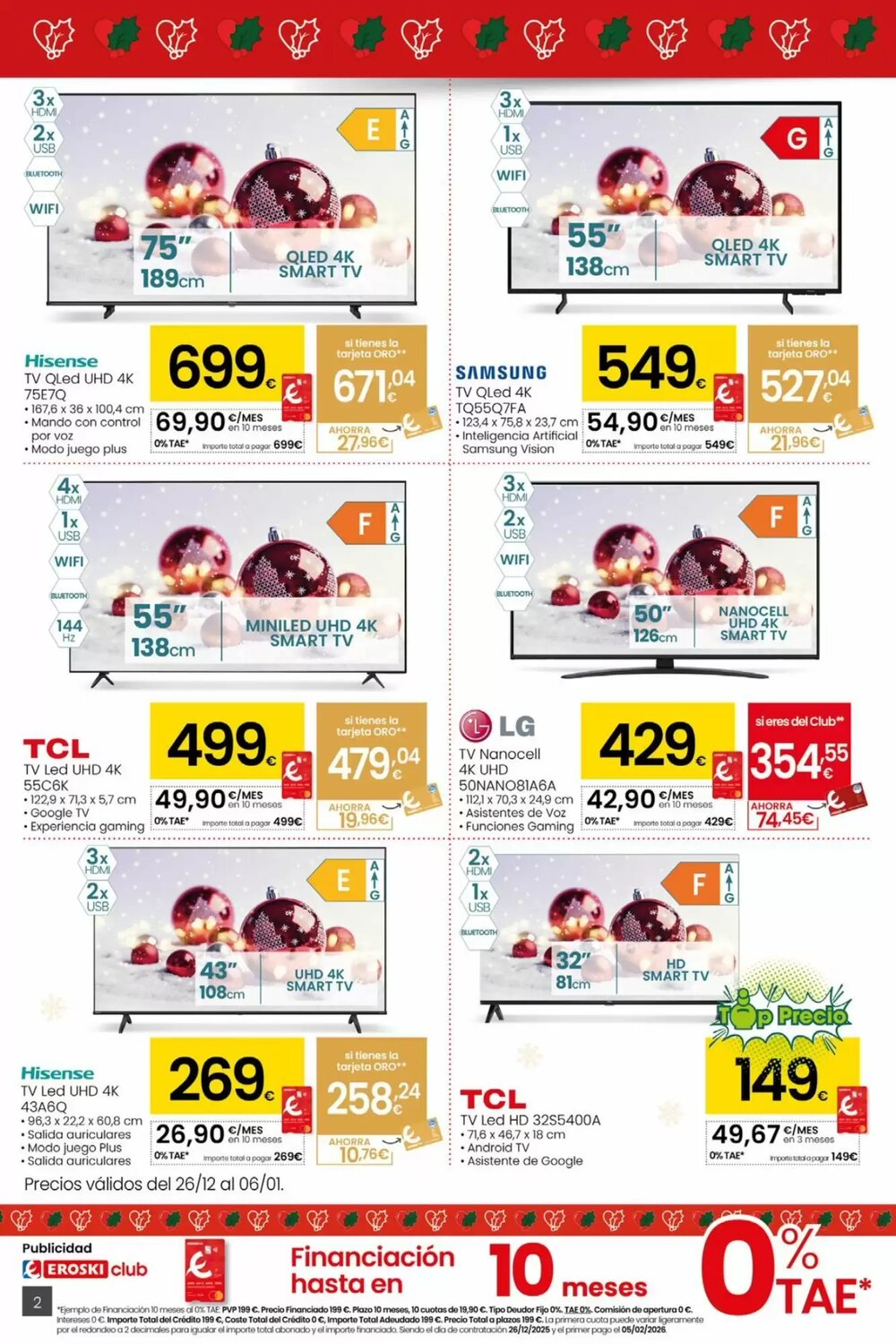 Folleto promocional de Eroski válido desde el 26/12/2025 - Página 2.