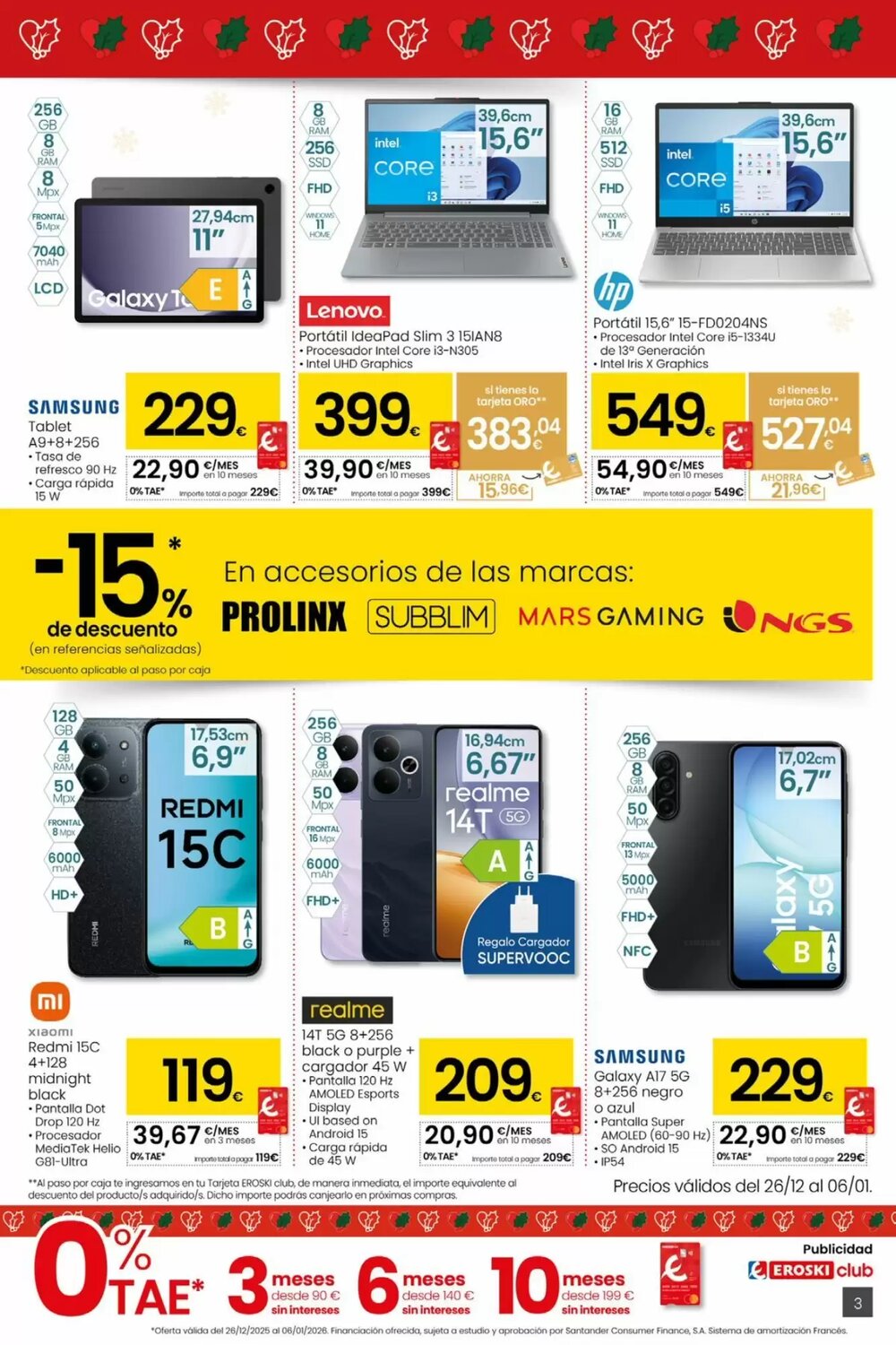 Folleto promocional de Eroski válido desde el 26/12/2025 - Página 3.
