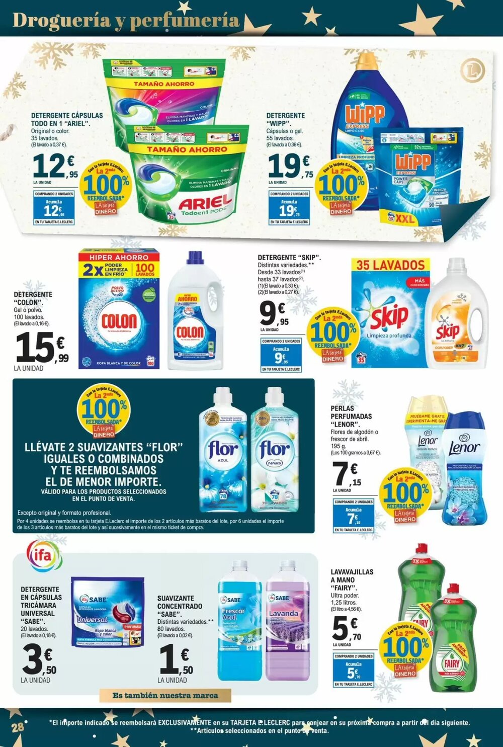 Folleto promocional de E.Leclerc válido desde el 26/12/2025 - Página 28.