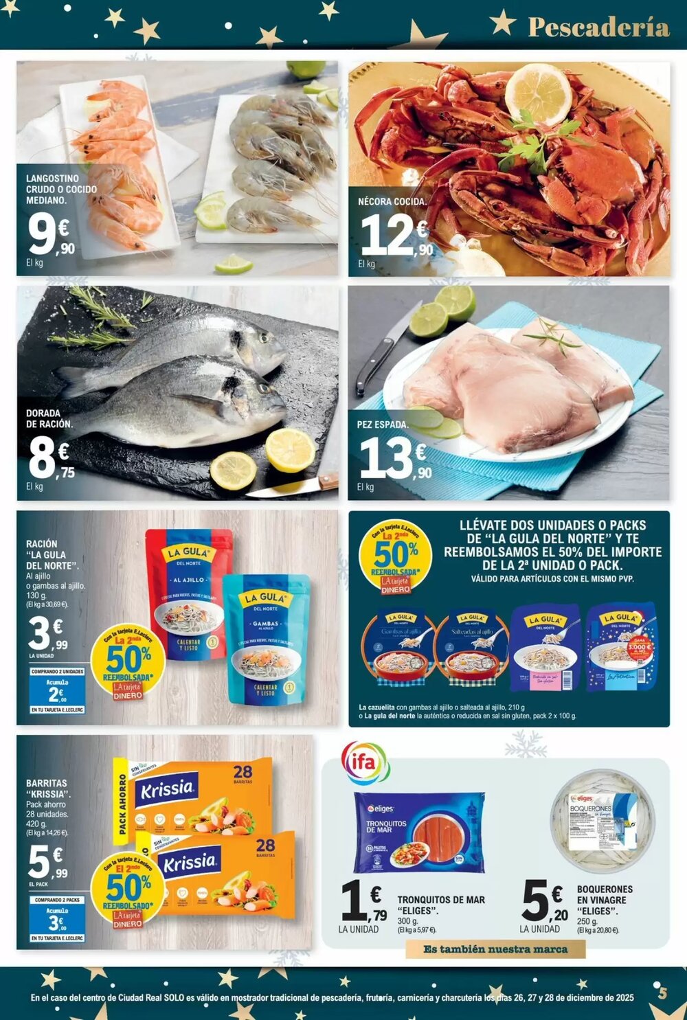 Folleto promocional de E.Leclerc válido desde el 26/12/2025 - Página 5.