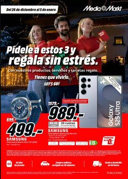 Folleto promocional de MediaMarkt válido desde el 26/12/2025