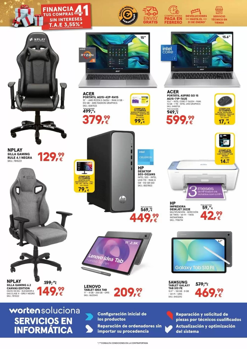 Folleto promocional de Worten válido desde el 26/12/2025 - Página 8.