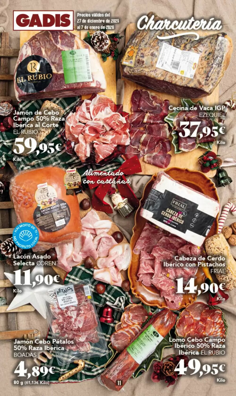 Folleto promocional de Gadis válido desde el 27/12/2025 - Página 11.
