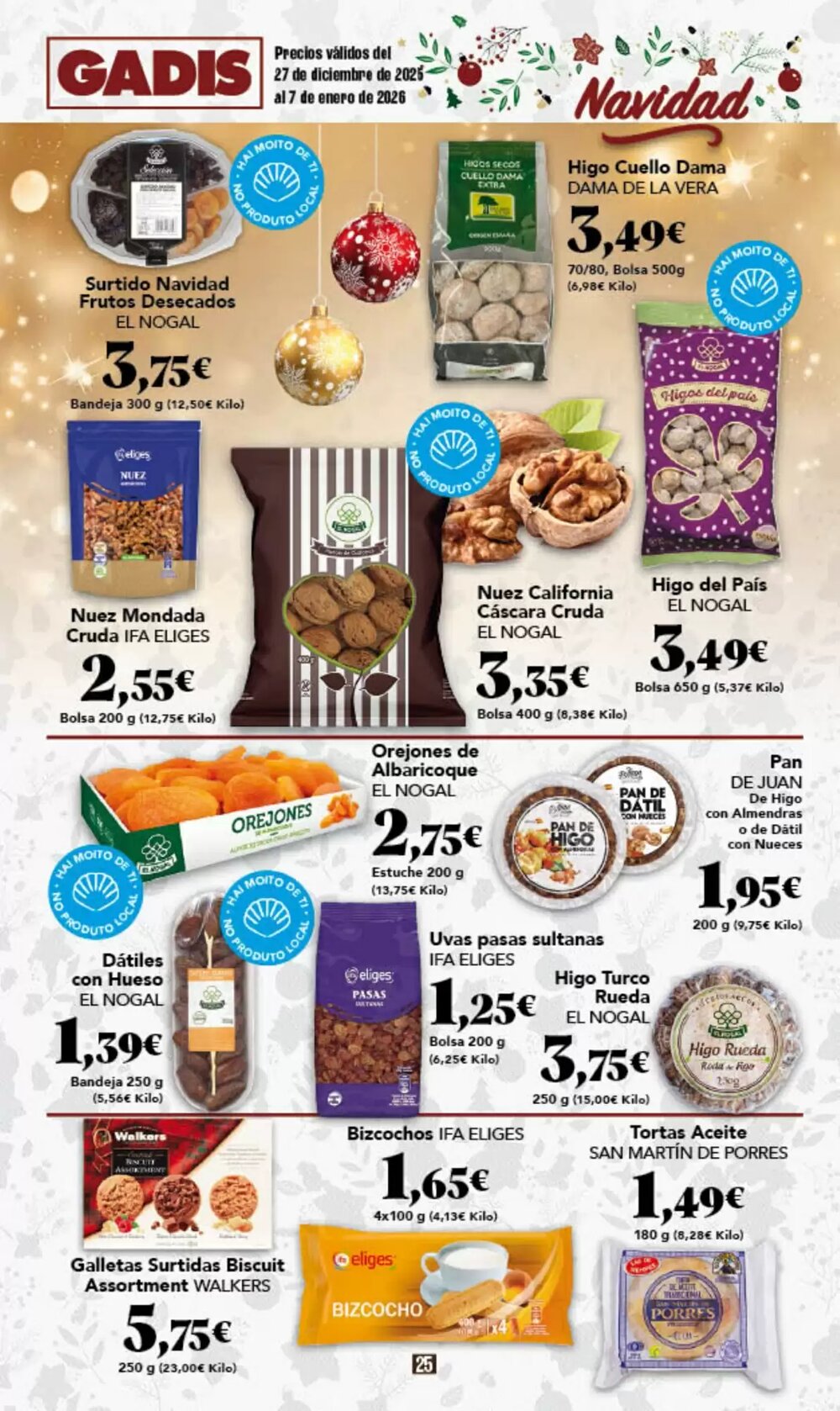 Folleto promocional de Gadis válido desde el 27/12/2025 - Página 25.