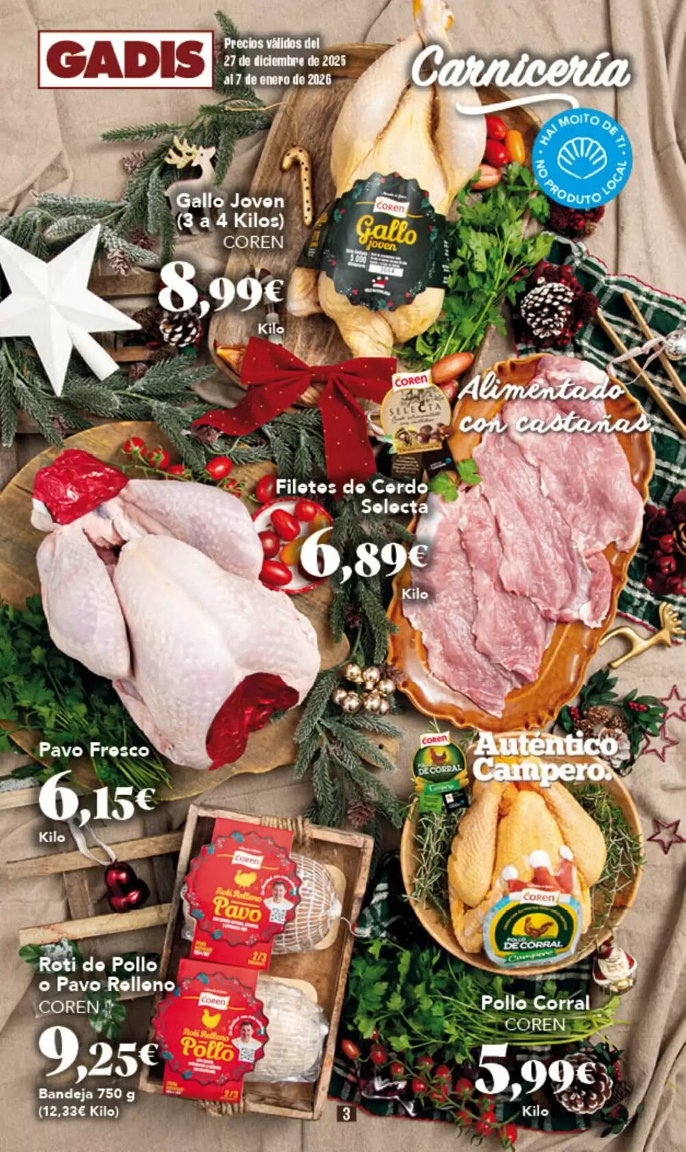 Folleto promocional de Gadis válido desde el 27/12/2025 - Página 3.