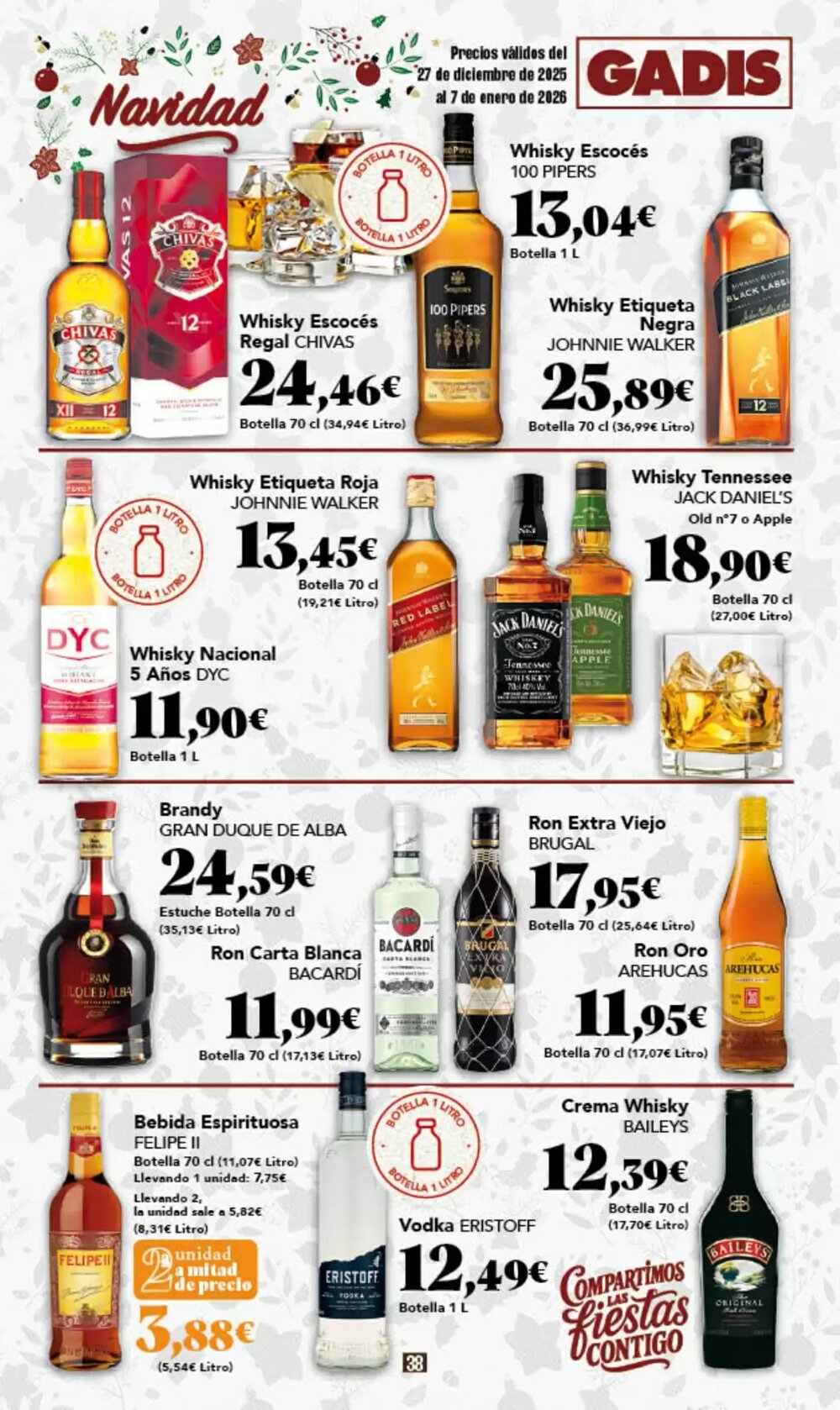 Folleto promocional de Gadis válido desde el 27/12/2025 - Página 38.