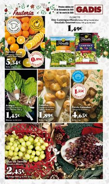Folleto promocional de Gadis válido desde el 27/12/2025 - Página 8.