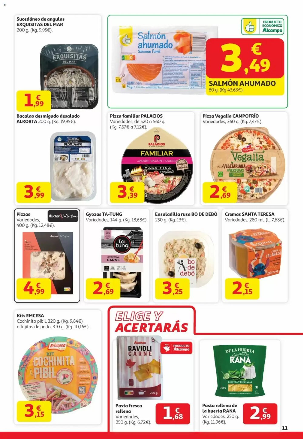 Folleto promocional de Alcampo válido desde el 29/12/2025 - Página 11.