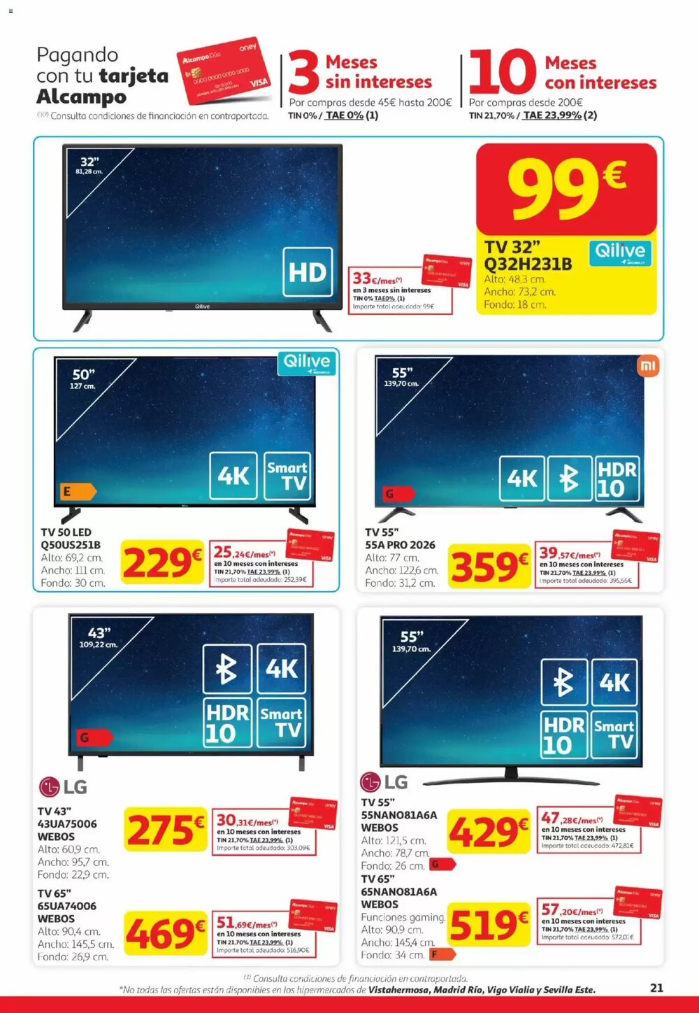 Folleto promocional de Alcampo válido desde el 29/12/2025 - Página 21.