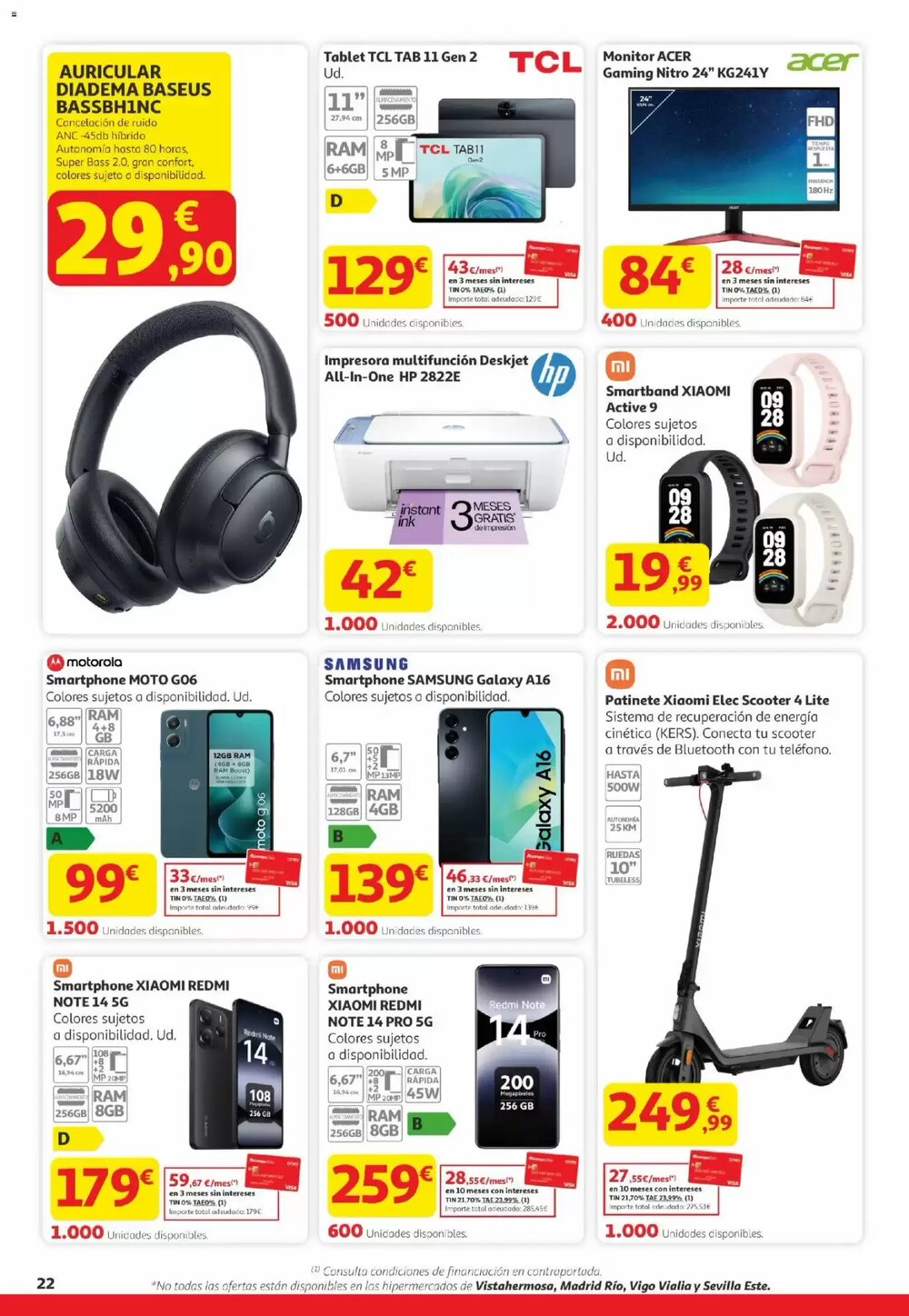 Folleto promocional de Alcampo válido desde el 29/12/2025 - Página 22.