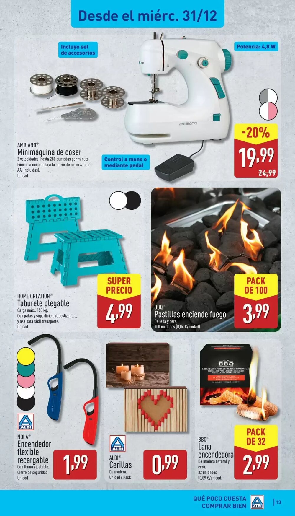 Folleto promocional de ALDI válido desde el 29/12/2025 - Página 13.