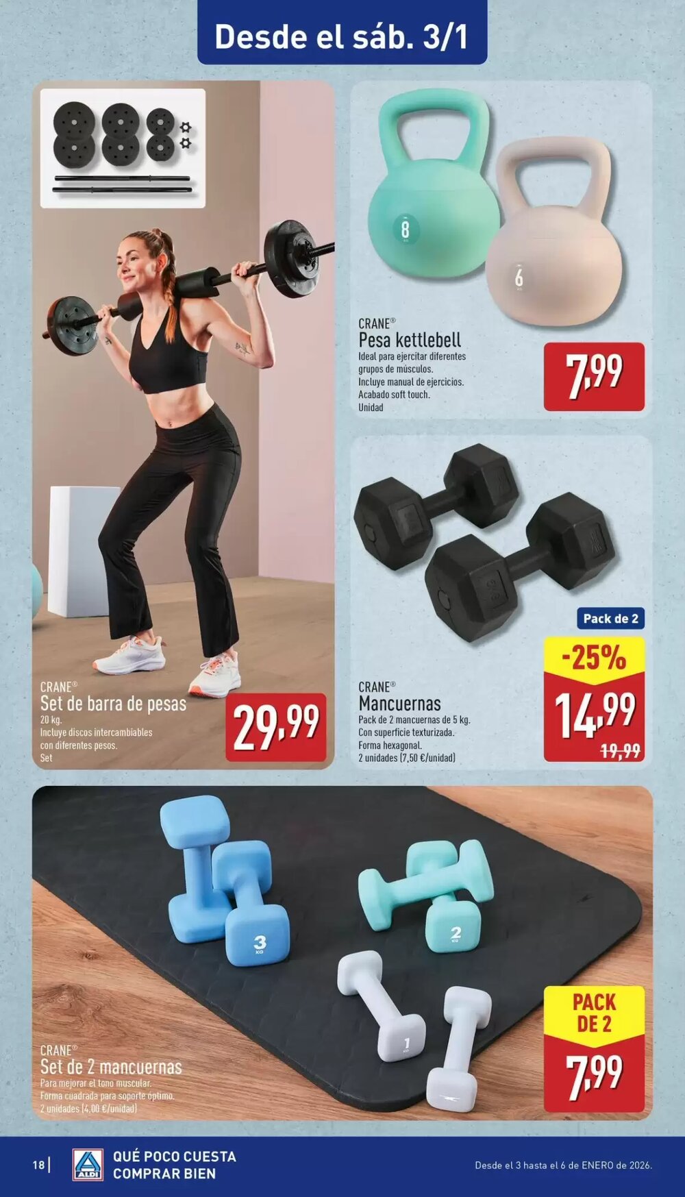 Folleto promocional de ALDI válido desde el 29/12/2025 - Página 18.