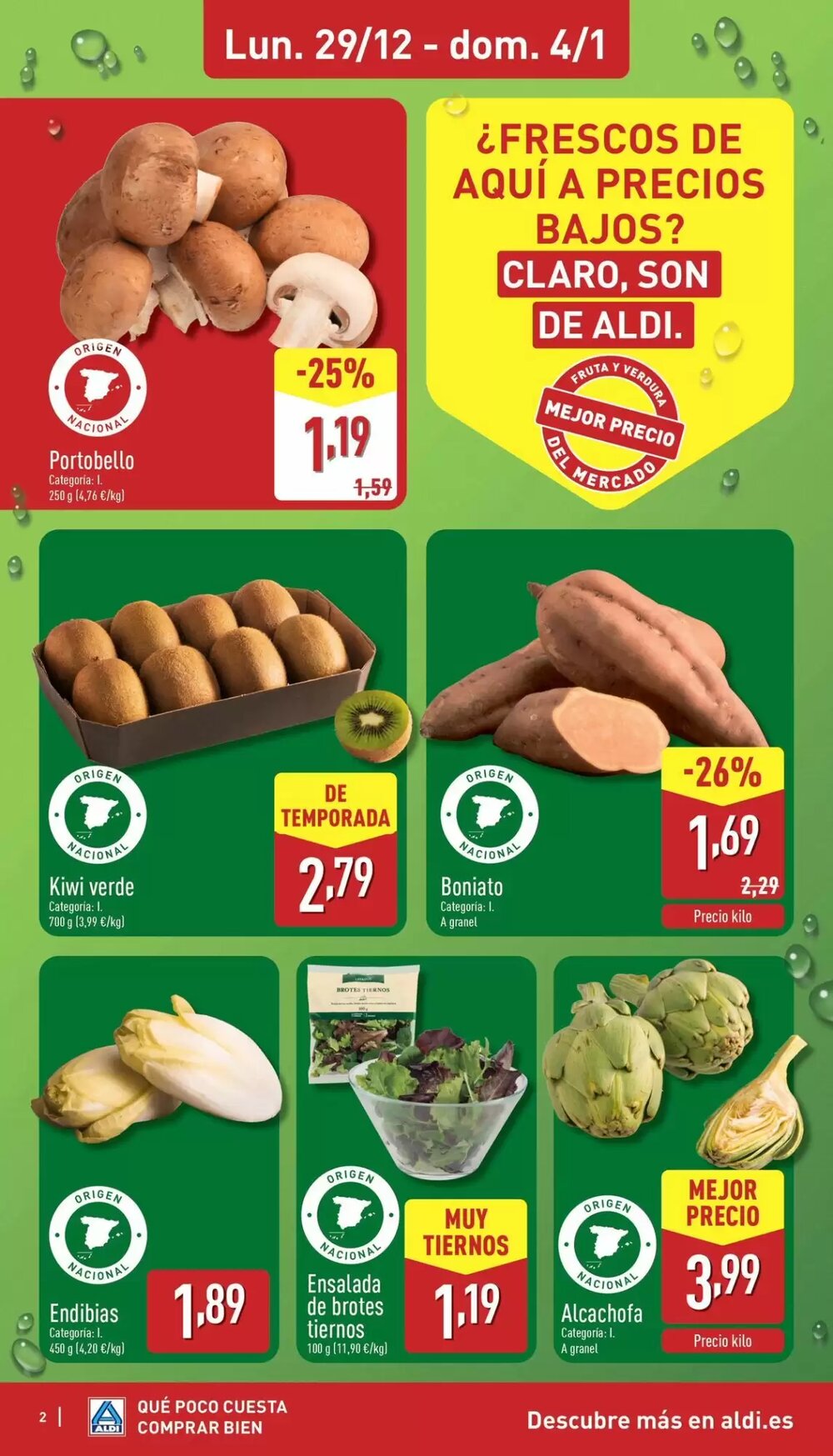 Folleto promocional de ALDI válido desde el 29/12/2025 - Página 2.