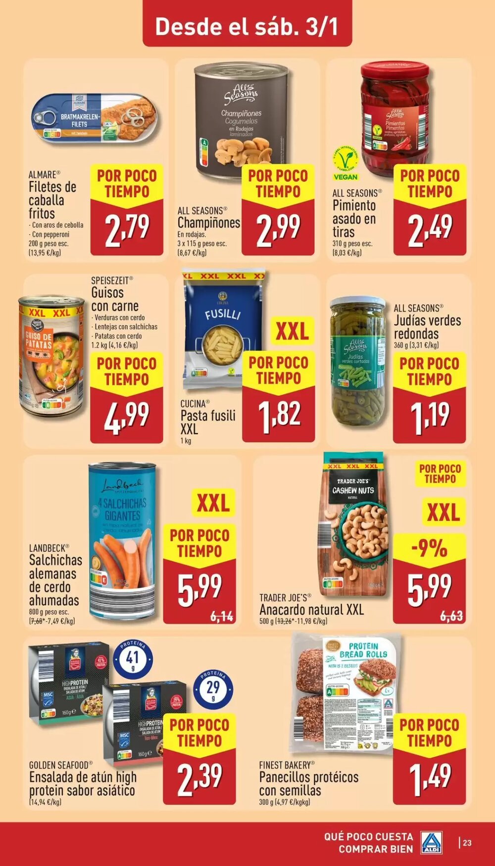 Folleto promocional de ALDI válido desde el 29/12/2025 - Página 23.