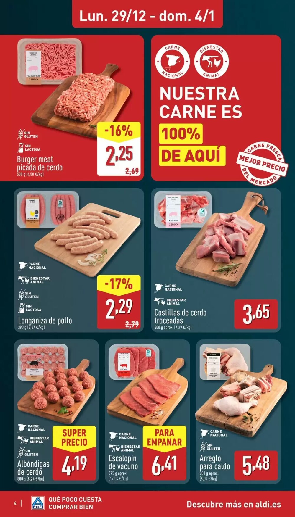 Folleto promocional de ALDI válido desde el 29/12/2025 - Página 4.