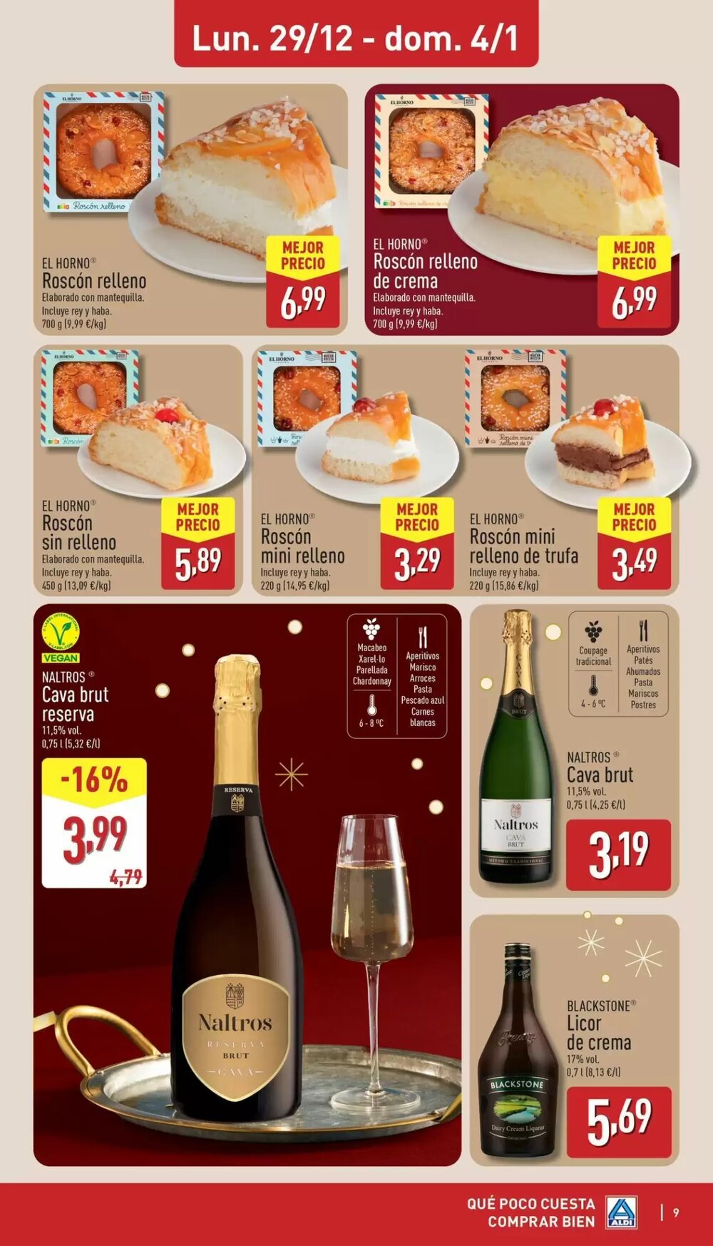 Folleto promocional de ALDI válido desde el 29/12/2025 - Página 9.