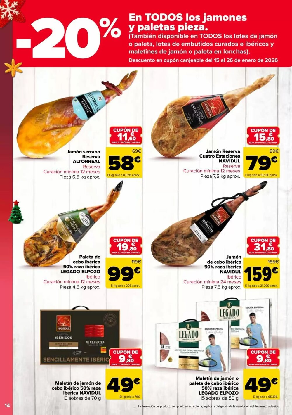 Folleto promocional de Carrefour válido desde el 29/12/2025 - Página 14.