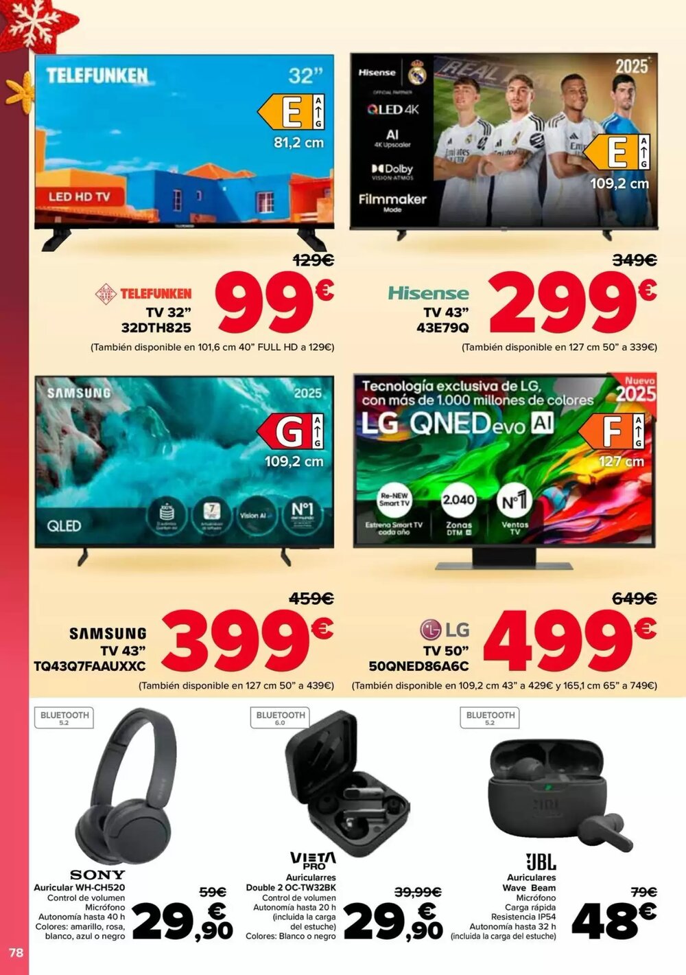 Folleto promocional de Carrefour válido desde el 29/12/2025 - Página 78.