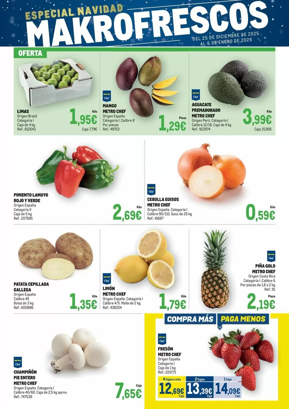 Folleto promocional de Makro válido desde el 29/12/2025 - Página 3.