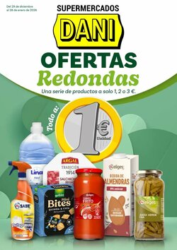 Folleto promocional de Supermercados Dani válido desde el 29/12/2025 - Página 1.