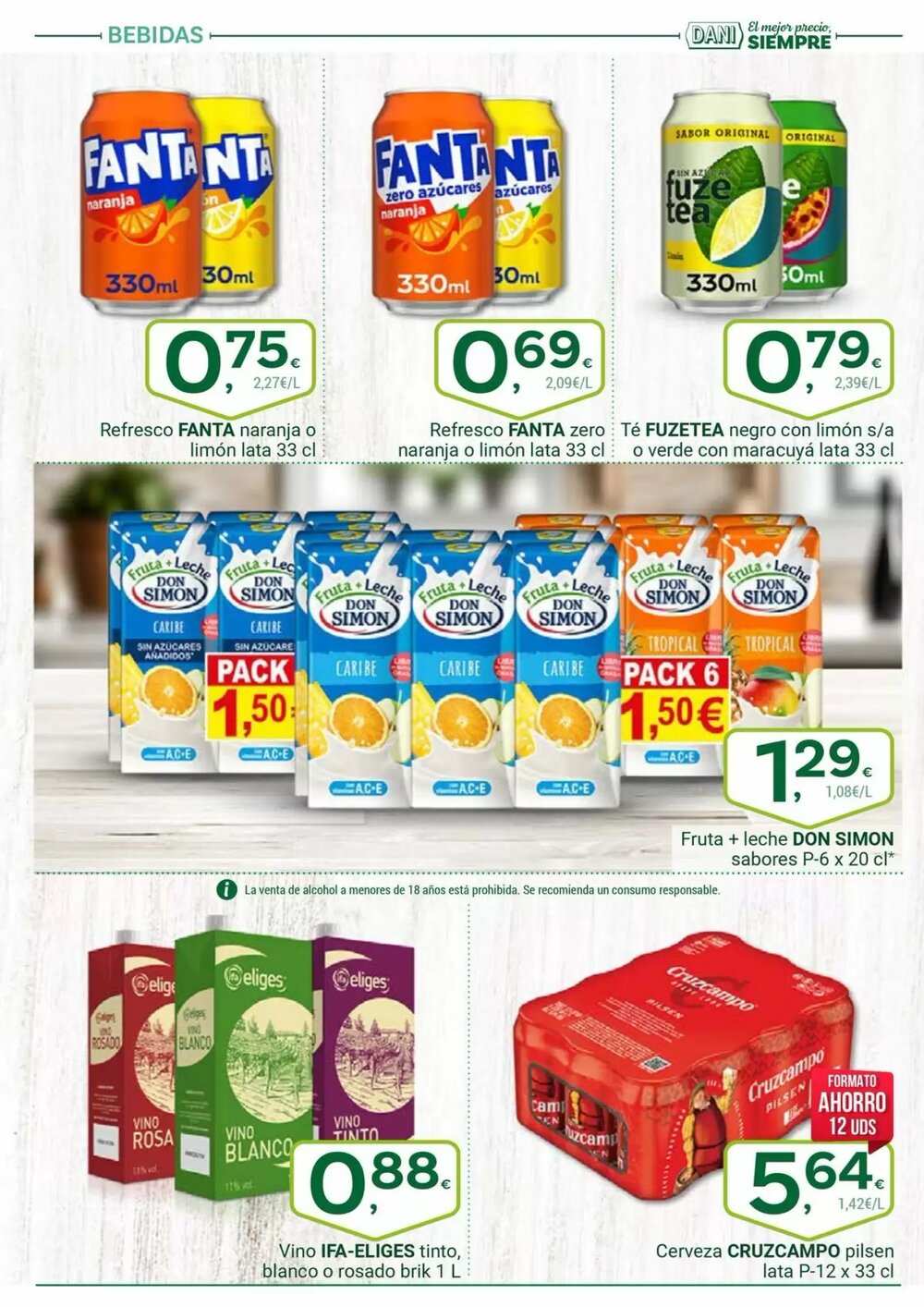 Folleto promocional de Supermercados Dani válido desde el 29/12/2025 - Página 24.