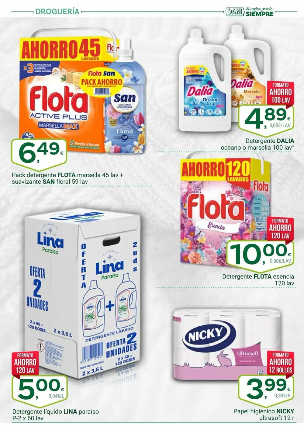 Folleto promocional de Supermercados Dani válido desde el 29/12/2025 - Página 30.