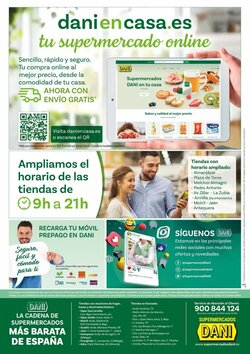 Folleto promocional de Supermercados Dani válido desde el 29/12/2025 - Página 34.