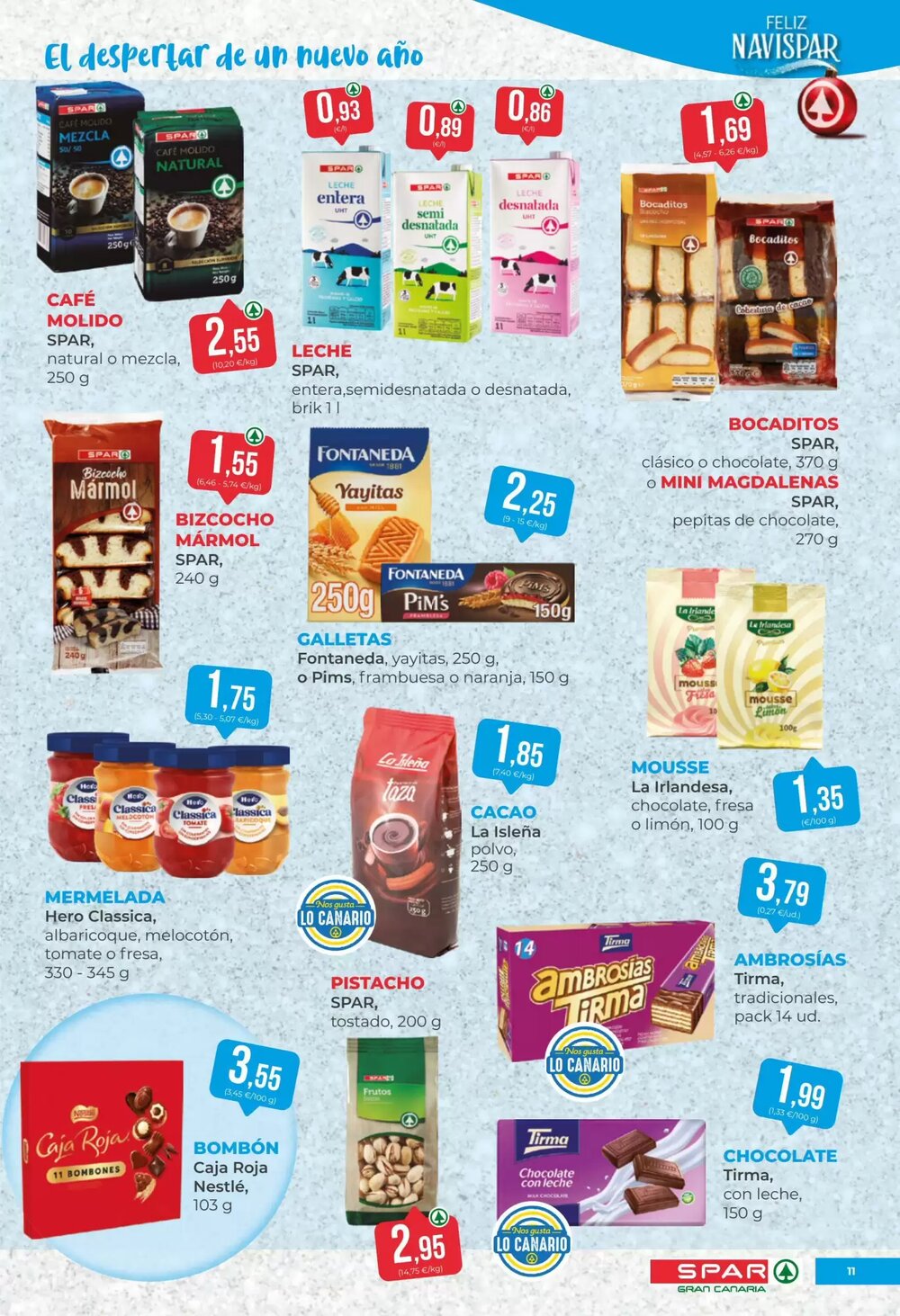 Folleto promocional de SPAR Gran Canaria válido desde el 30/12/2025 - Página 11.
