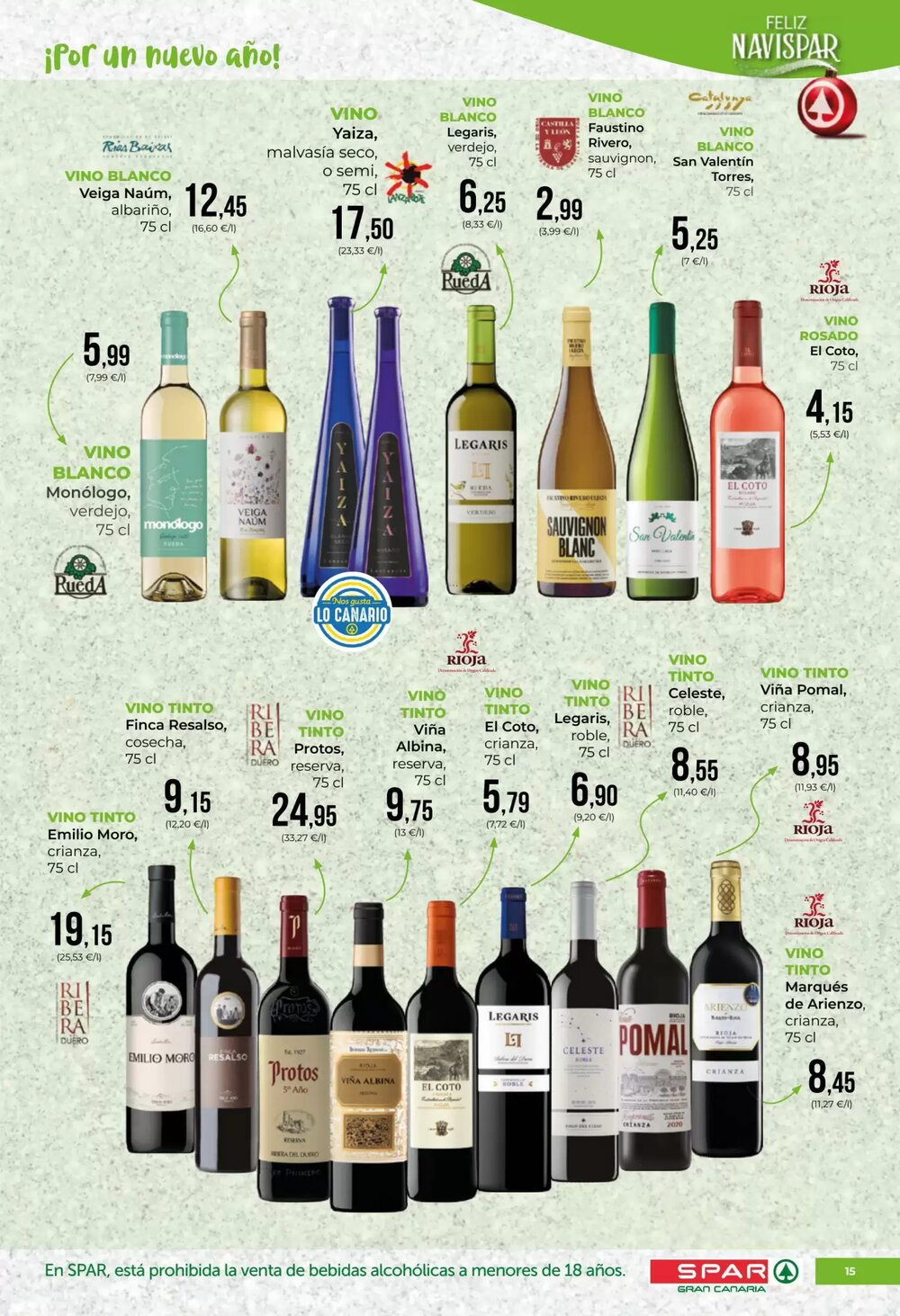 Folleto promocional de SPAR Gran Canaria válido desde el 30/12/2025 - Página 15.