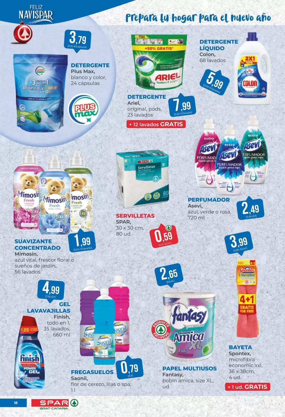 Folleto promocional de SPAR Gran Canaria válido desde el 30/12/2025 - Página 18.