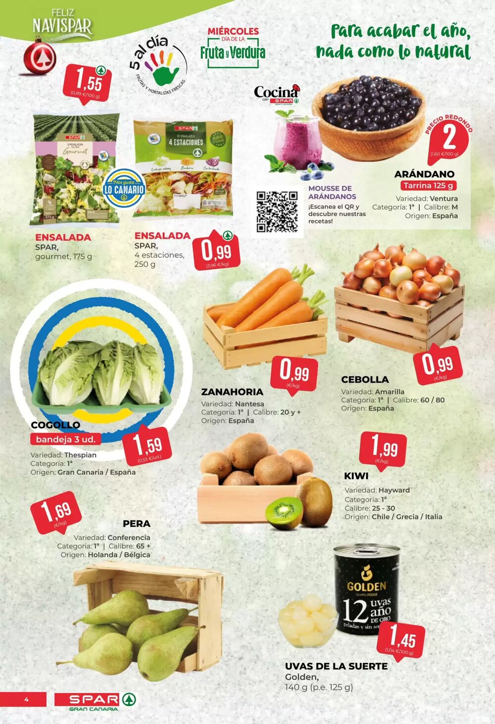Folleto promocional de SPAR Gran Canaria válido desde el 30/12/2025 - Página 4.