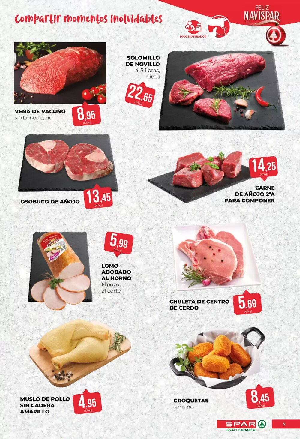 Folleto promocional de SPAR Gran Canaria válido desde el 30/12/2025 - Página 5.