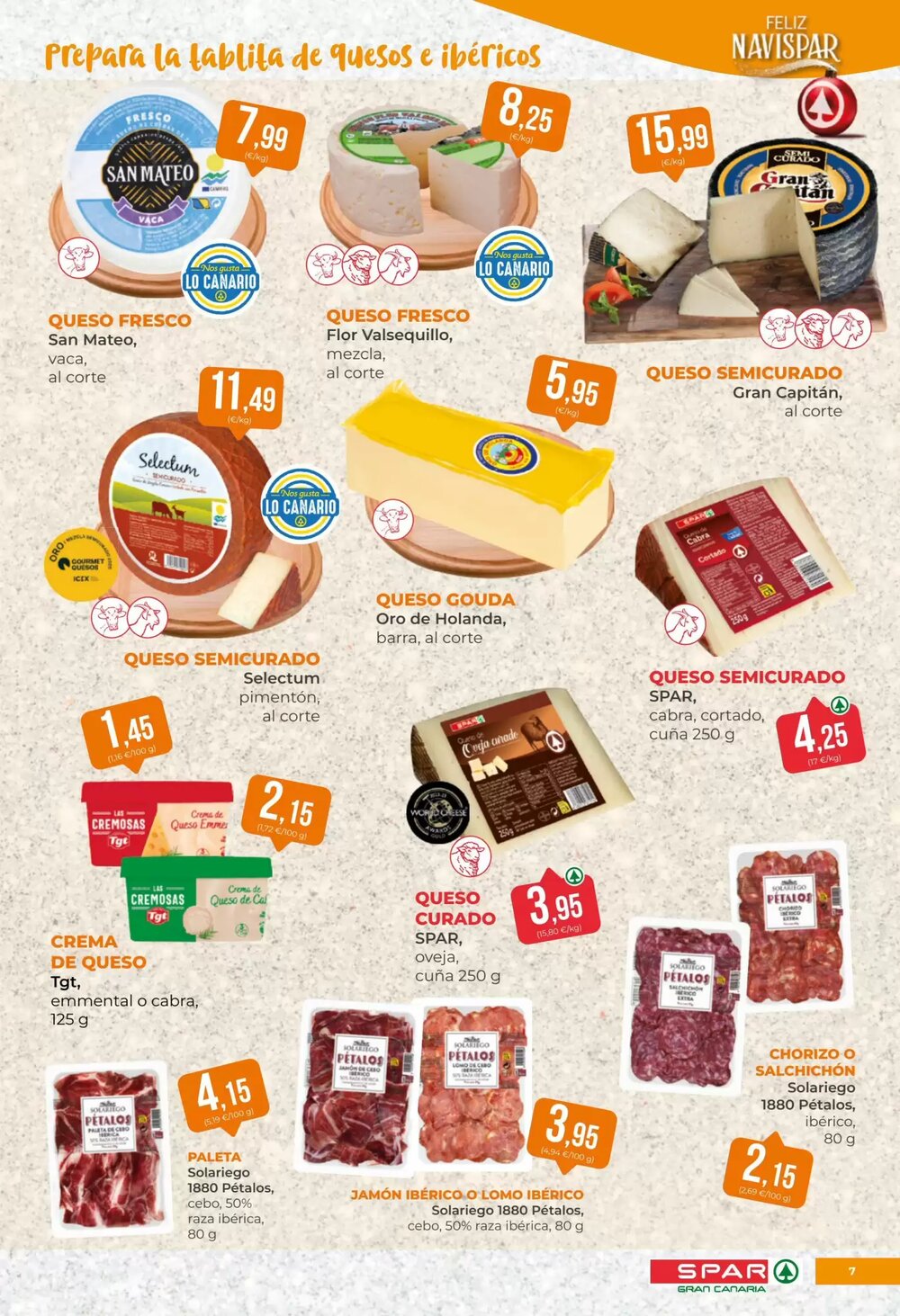 Folleto promocional de SPAR Gran Canaria válido desde el 30/12/2025 - Página 7.