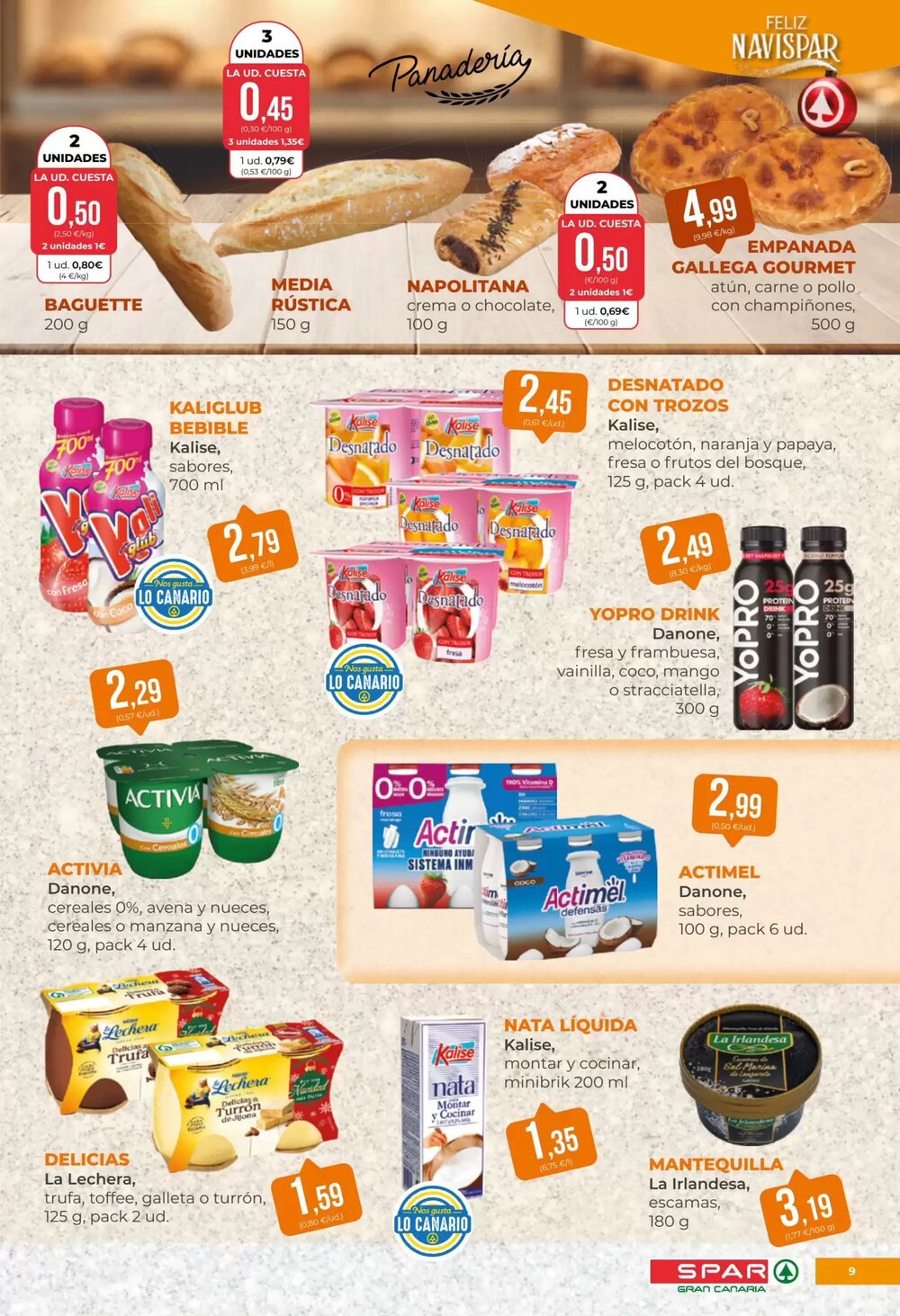 Folleto promocional de SPAR Gran Canaria válido desde el 30/12/2025 - Página 9.
