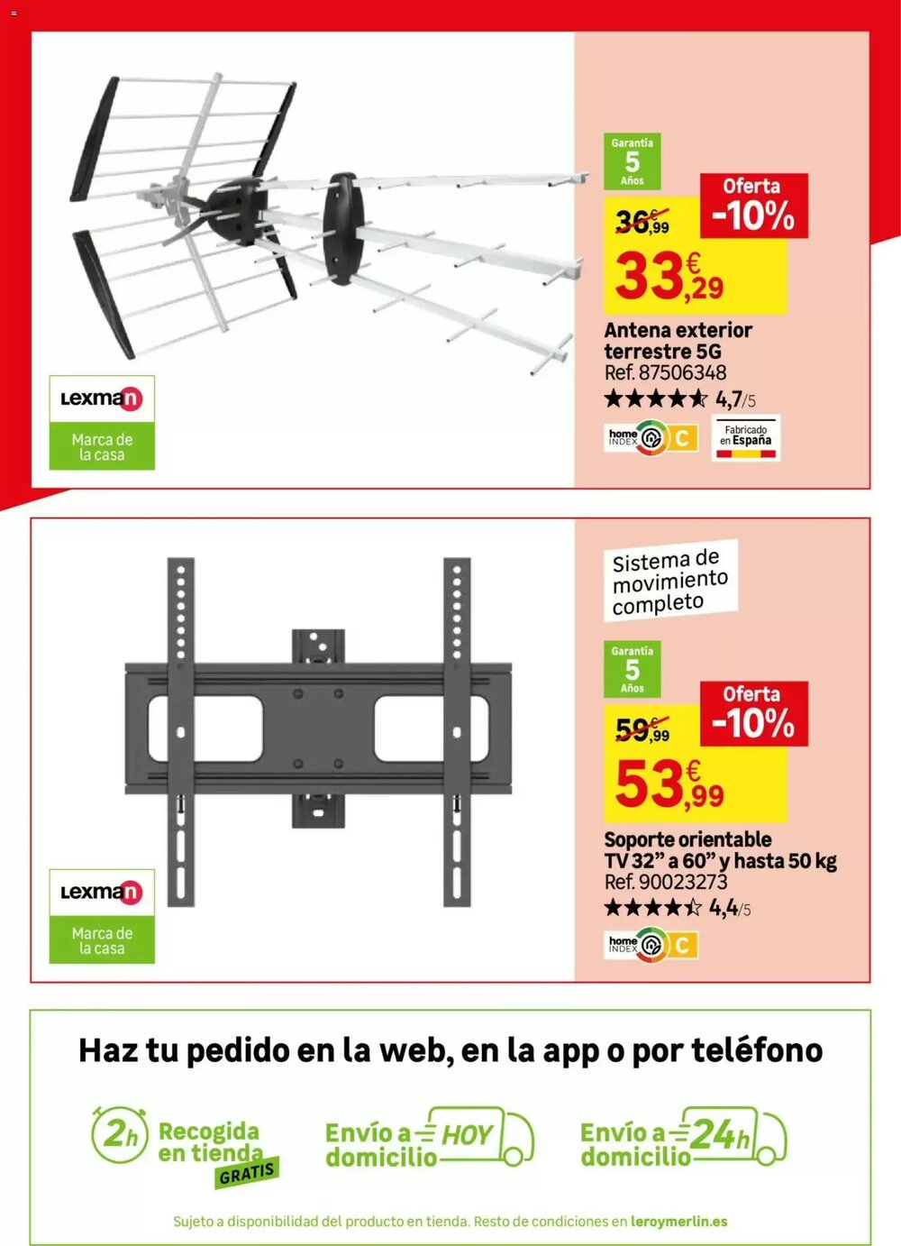 Folleto promocional de Leroy Merlin válido desde el 30/12/2025 - Página 76.