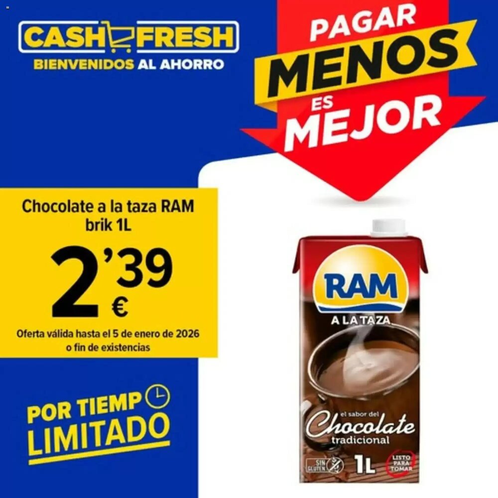 Folleto promocional de Cash Fresh válido desde el 30/12/2025 - Página 1.
