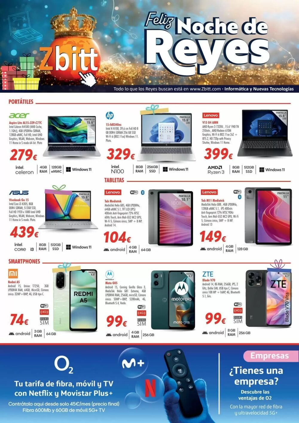Folleto promocional de Zbitt válido desde el 30/12/2025 - Página 1.