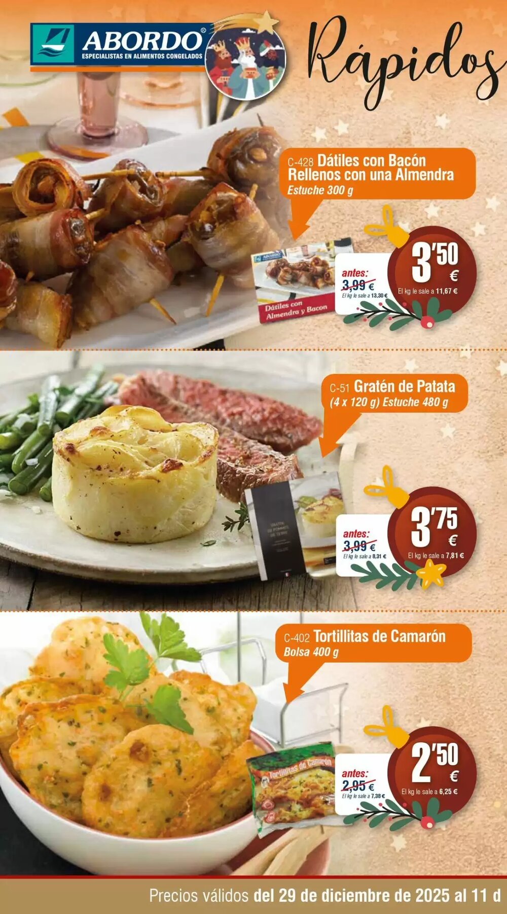 Folleto promocional de Abordo válido desde el 30/12/2025 - Página 12.