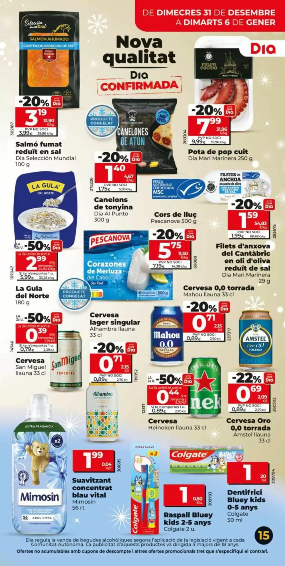 Folleto promocional de Dia válido desde el 31/12/2025 - Página 15.