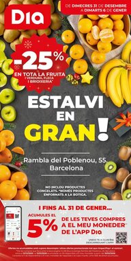 Folleto promocional de Dia válido desde el 31/12/2025