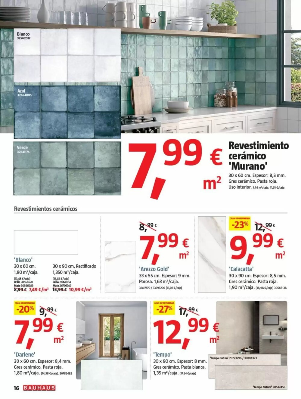 Folleto promocional de Bauhaus válido desde el 01/01/2026 - Página 16.